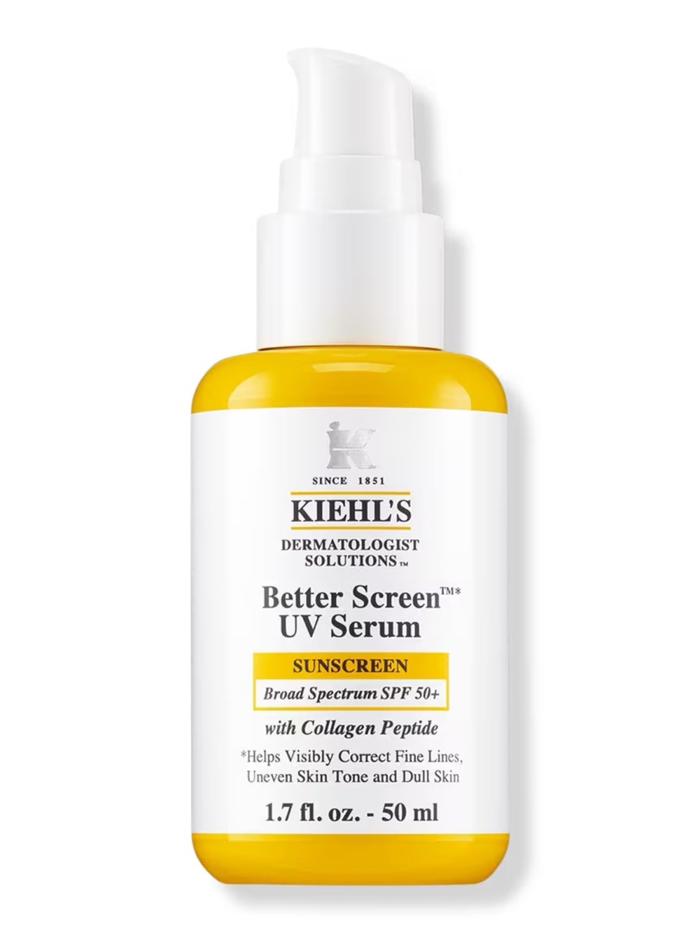 NWT Kiehl's Since 1851 Better Screen UV Serum Sunscreen SPF 50+